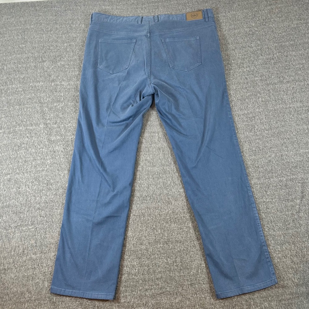 Peter Millar EB66 Blue Five Pocket Performance Pants Mens 40x30 Golf Trousers - Picture 4 of 7